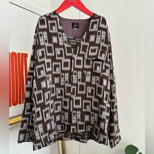 Needles jacquard button shirt